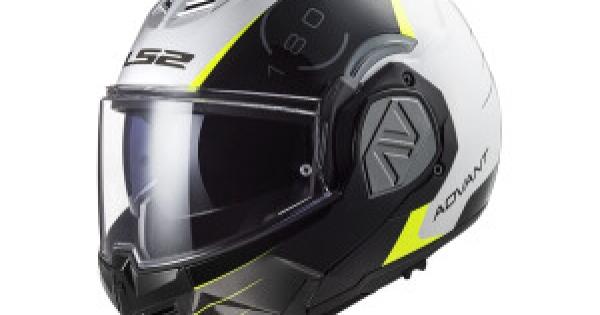 Casco Moto LS2 Casco Modulare FF906 Advant Codex White Black Cod