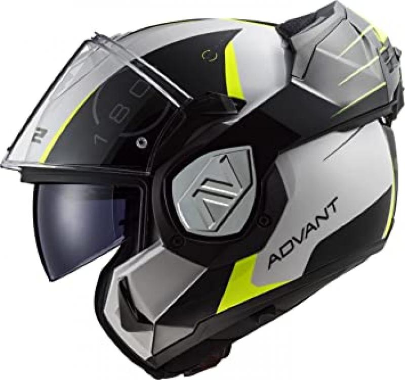 Casco Moto Ls Casco Modulare Ff Advant Codex White Black Cod